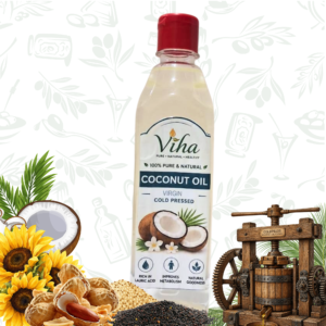 Premium Organic Wood-Pressed Coconut Oil (Raw & Unrefined)